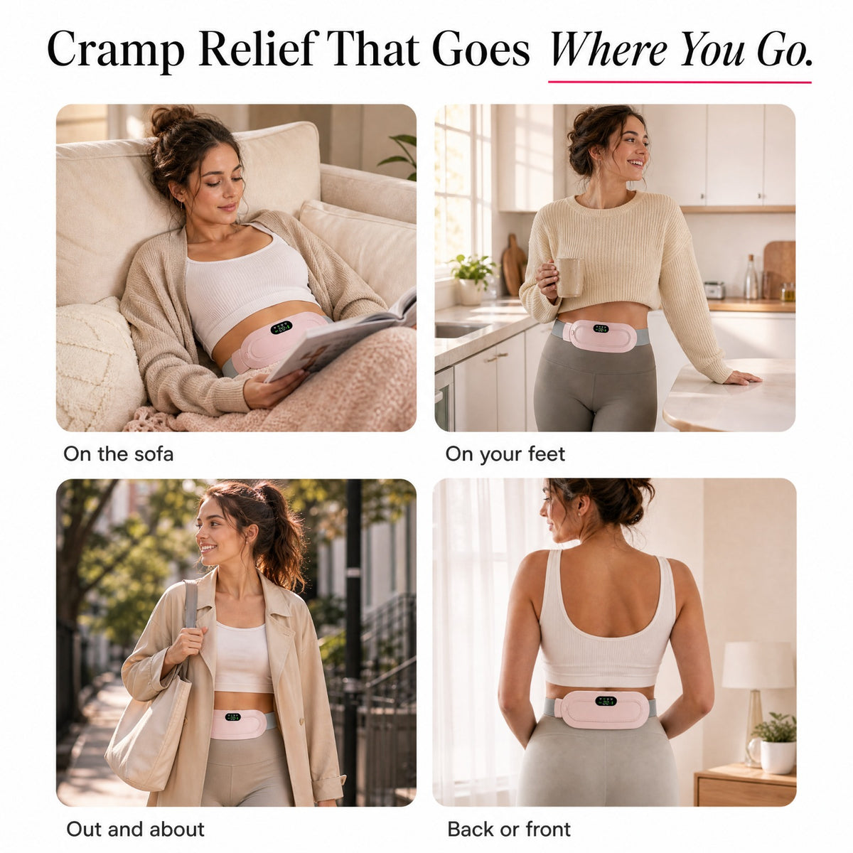 OMUNOS 2-in-1 Cramp & Period Relief Pro